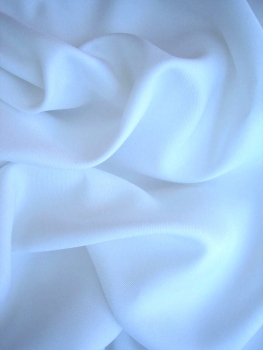 186 PL Gabardine weiß Rest